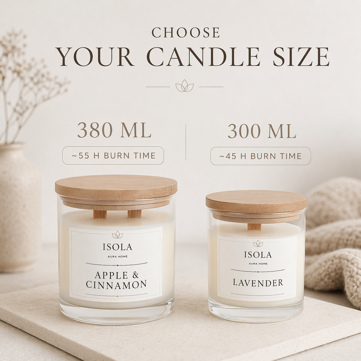 Magnolia & Peony Soy Wax Candle